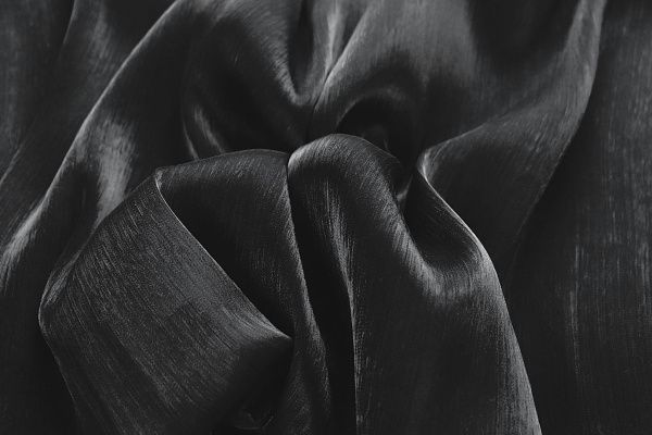 Органза с люрексом/черный 4188-PY/C#16