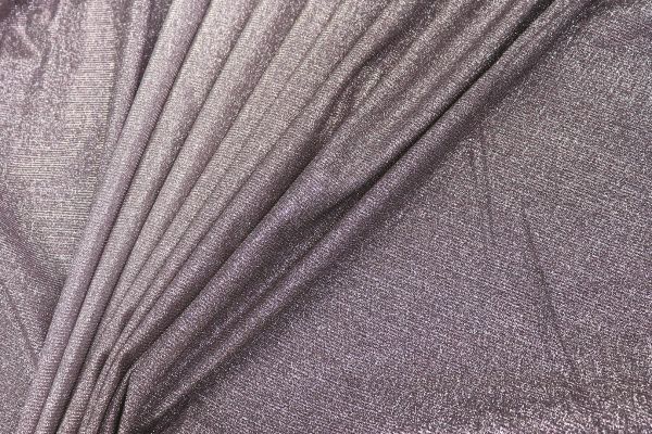 Трикотаж с люрексом на интерлоке/бежево-коричневый 2655-PY/C#2