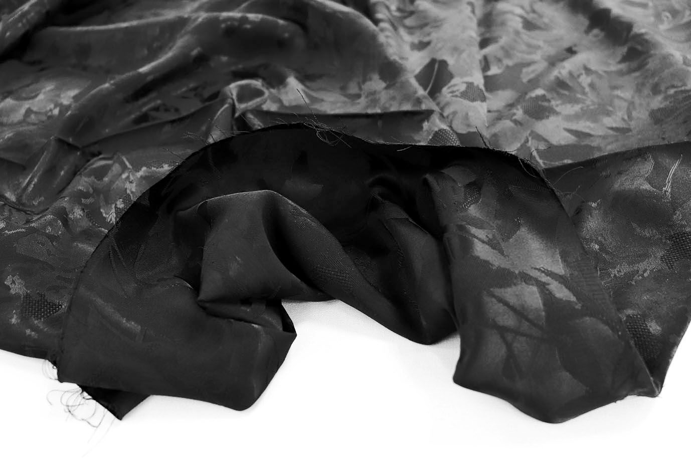 Шелк жаккард/черный 3896-PY/D#1/C#3