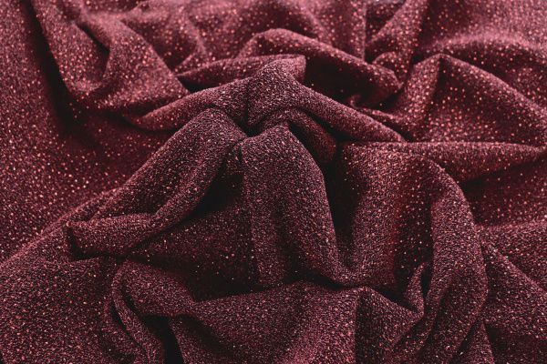 Трикотаж с люрексом/бордовый 4035-PY/C#3