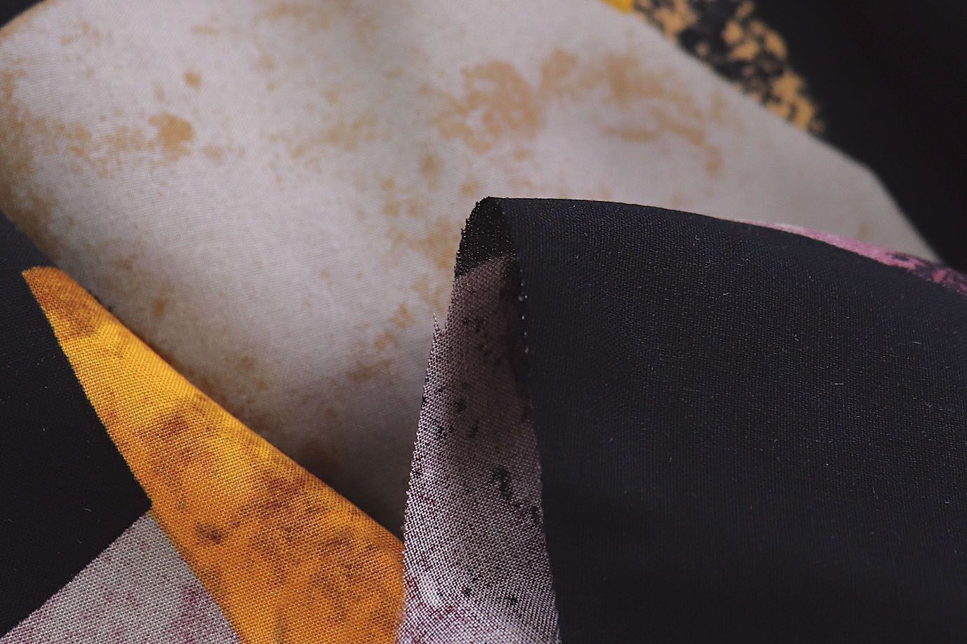 Штапель принт/бежево-оранжевый 3860-PY/D#29/C#2