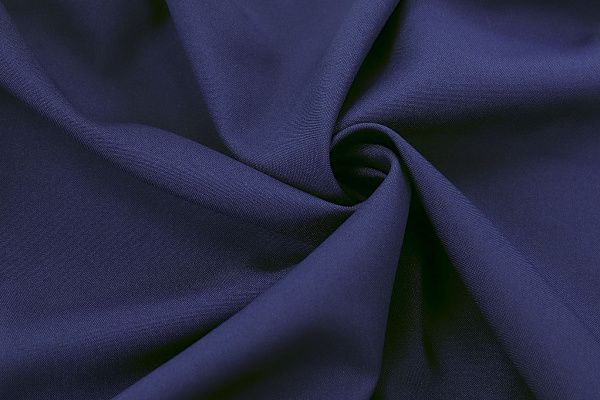 Костюмная ткань "Габардин"/темно-синий 656-PG/C#6