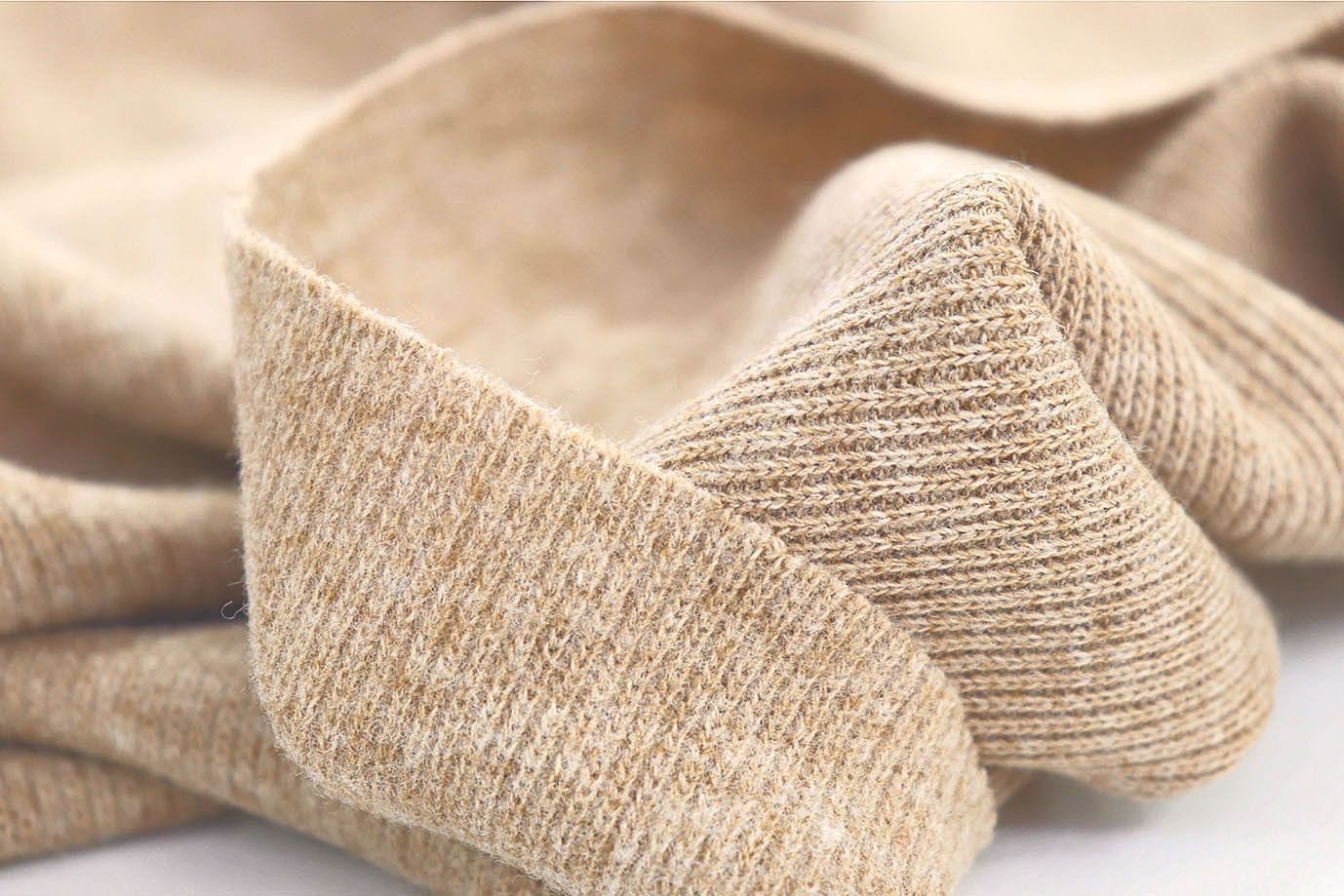 Трикотаж "Рибана" с начесом/бежево-коричневый 2823-PY/C#3