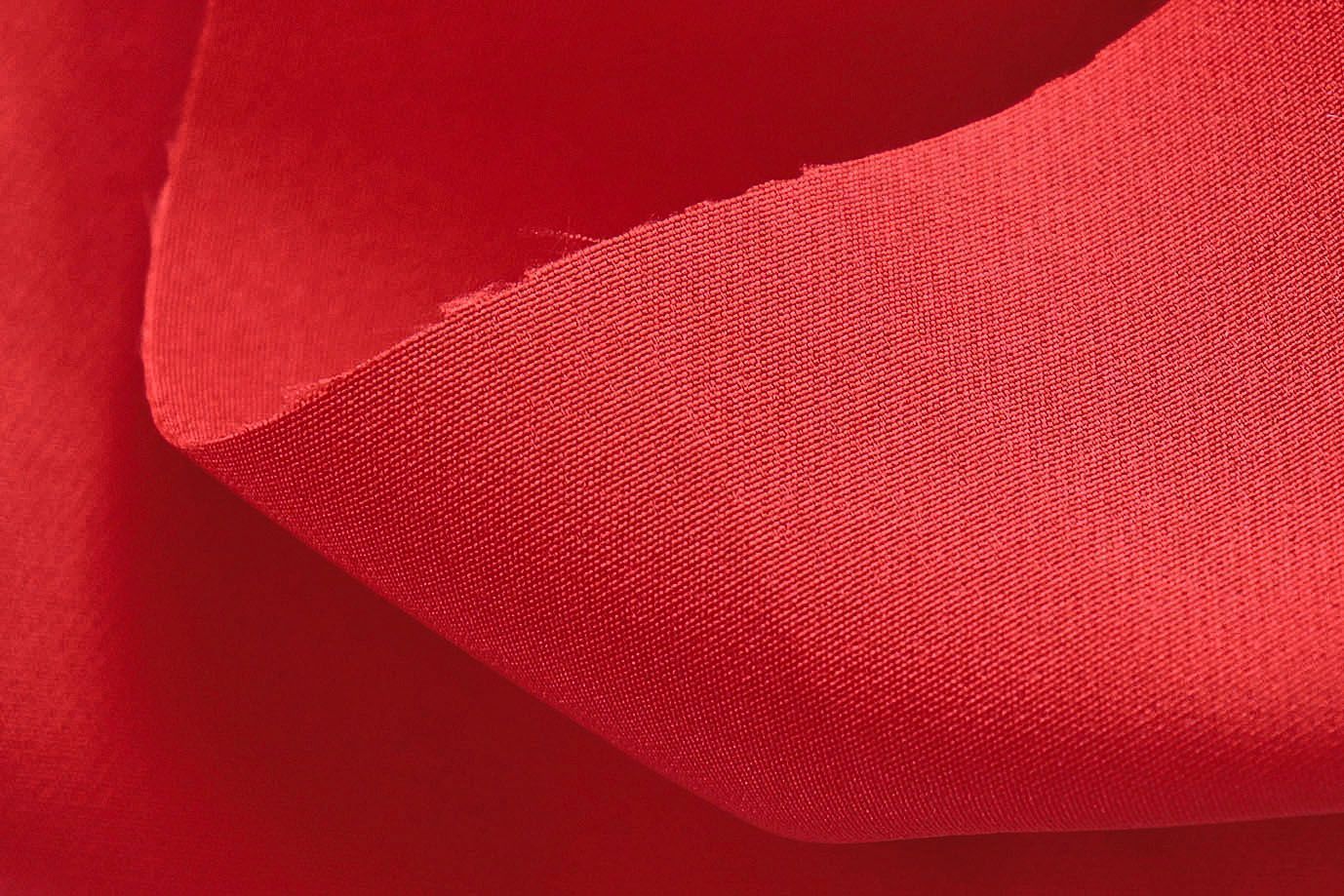 Костюмная ткань "Барби" стрейч/красный 4147-PY/C#5