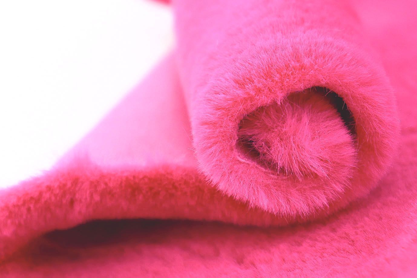 Искусственный мех "Кролик"/ярко-розовый AP231206140+EL/D#3062207/C#2261