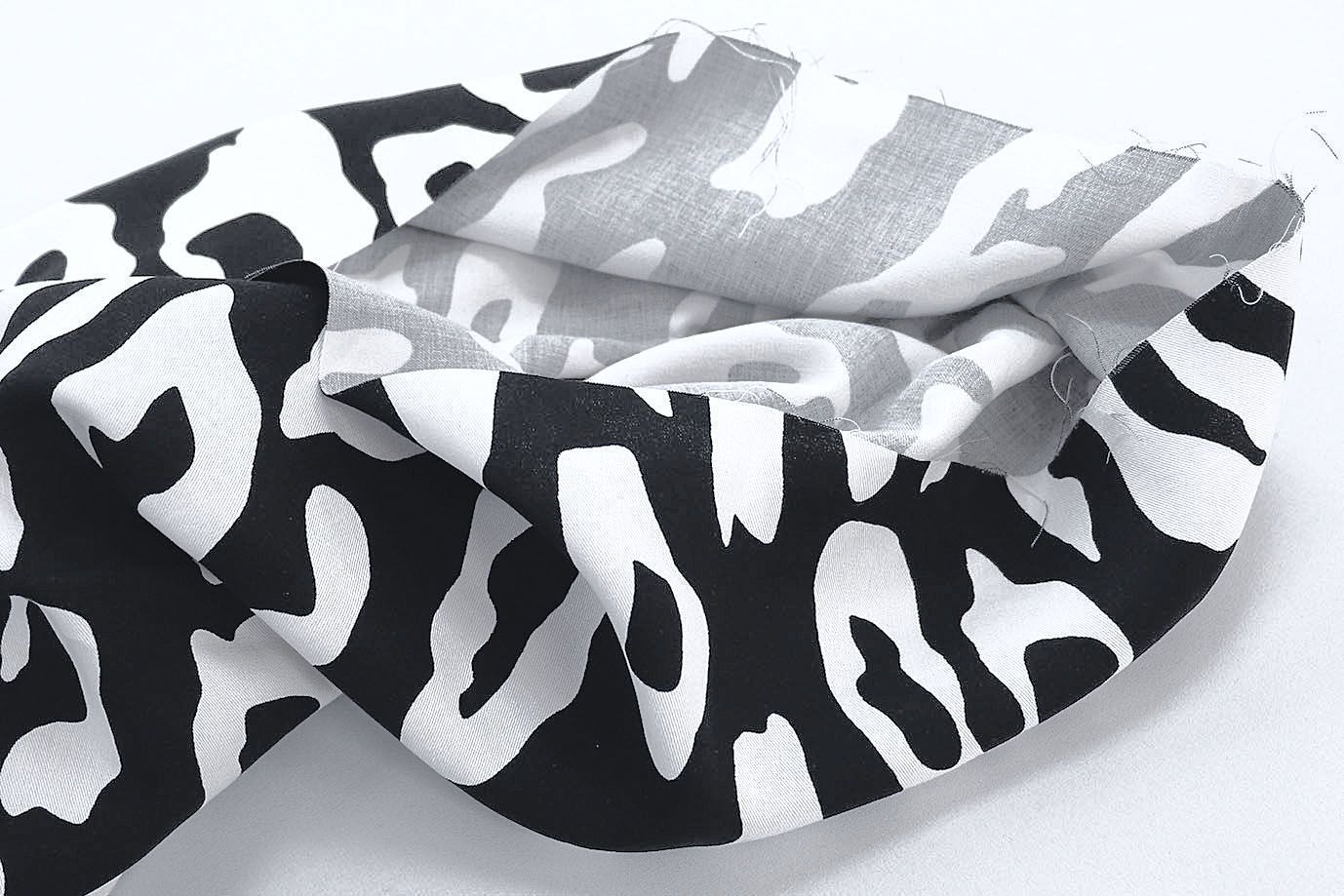 Штапель твил принт/черно-белый 3845-PY/D#3/C#1