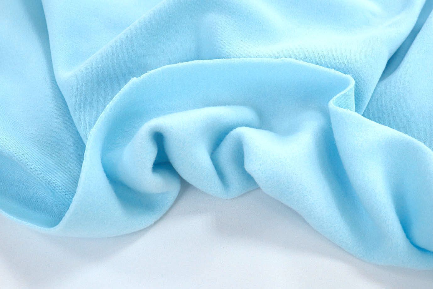 Трикотаж футер с начесом/небесно-голубой 3528-PY/C#11