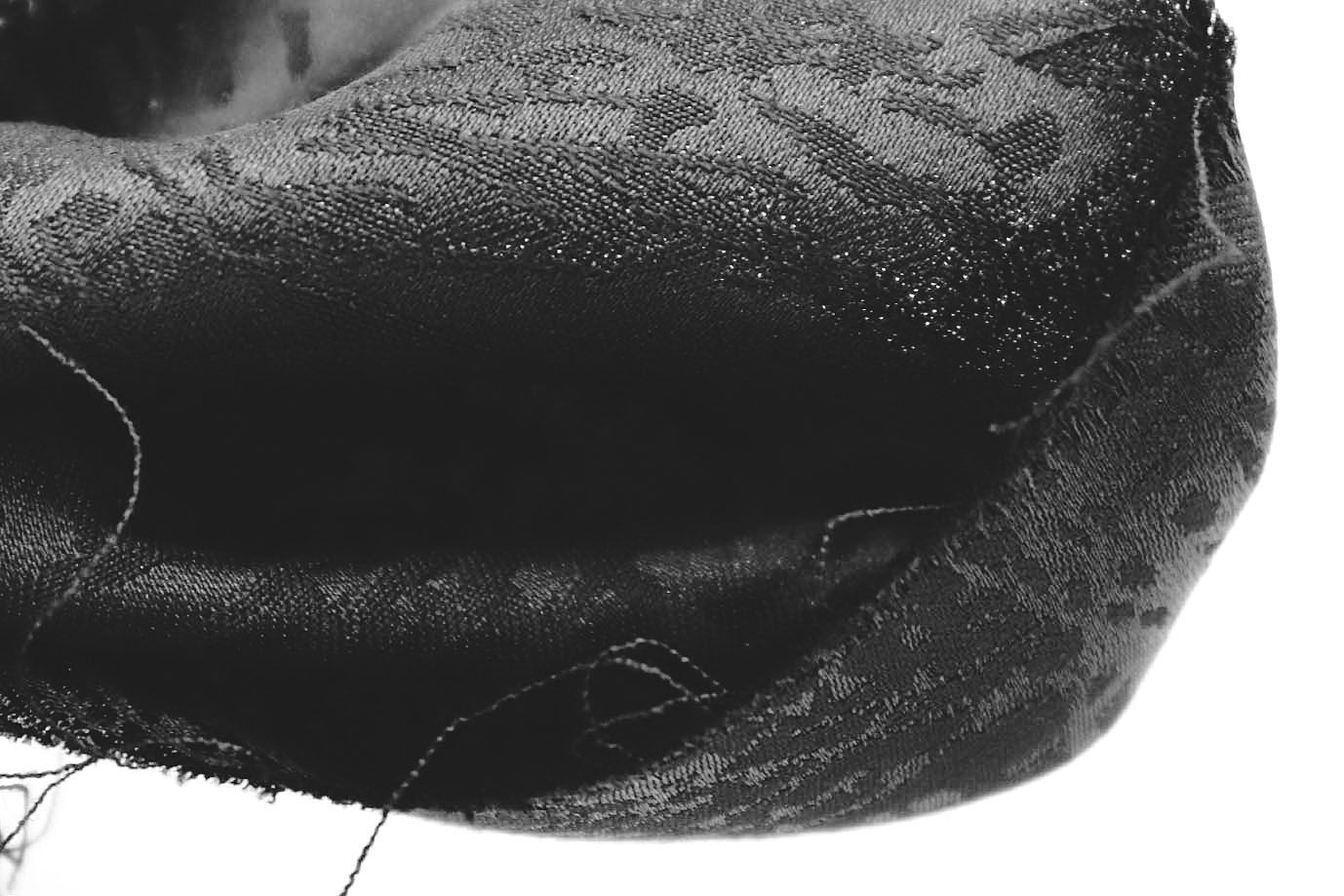 Шелк "Джулия" жаккард/черный 4032-PY/D#1/C#3