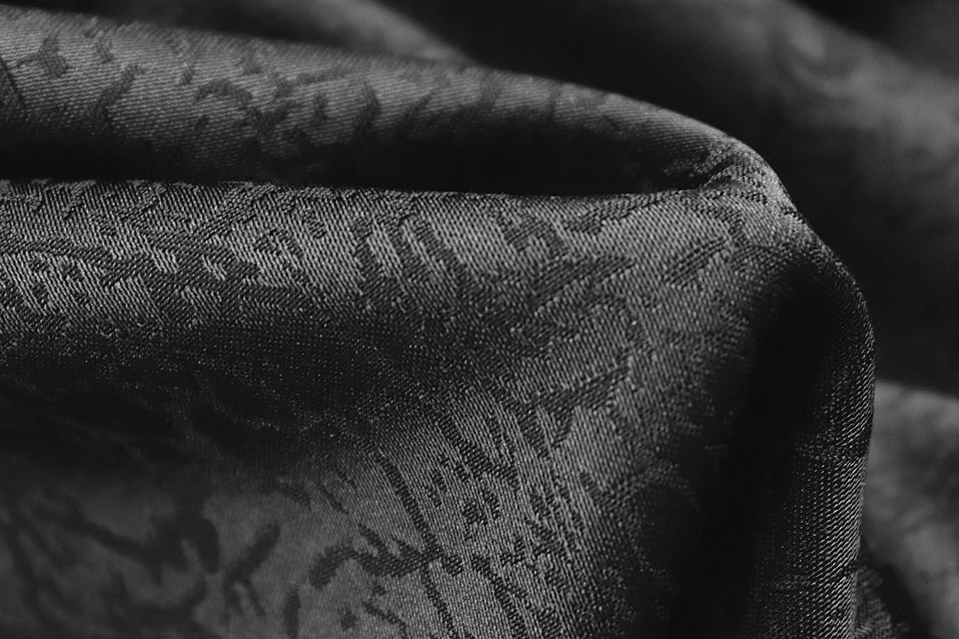 Шелк "Джулия" жаккард/черный 4032-PY/D#3/C#3