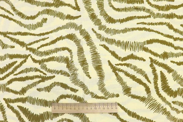 Штапель принт/горчично-молочный 1374-PY/D#15/C#4