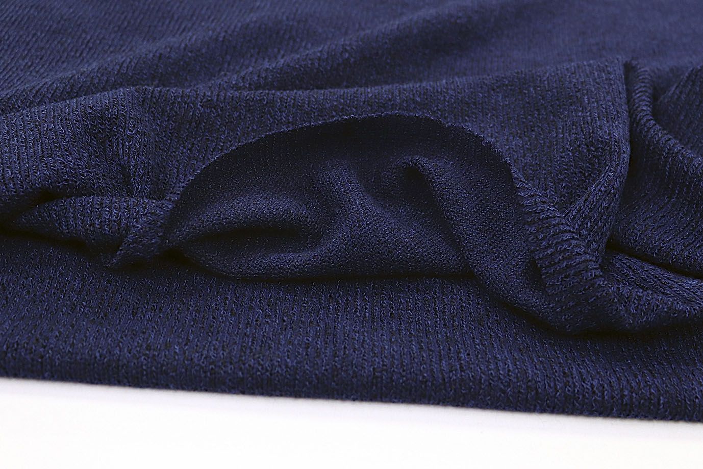 Трикотаж "Резинка" вязаный/синий 3657/C#7