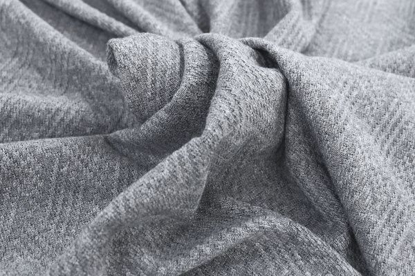 Трикотаж "Косичка" жаккард/серый VT-11762/C#1