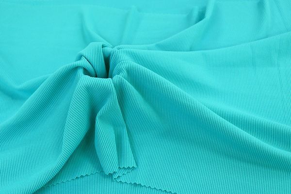 Трикотаж "Лапша"/бирюзовый 3676-PY/C#18