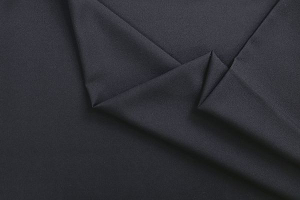 Костюмная ткань "Дорис"/черный 1462-PY/C#15