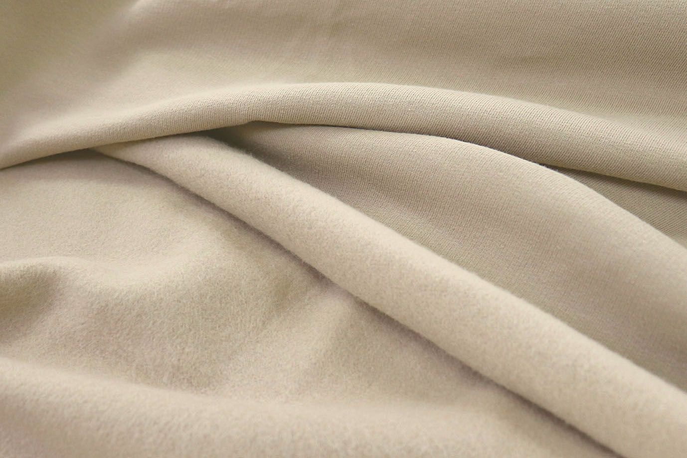 Трикотаж футер 3х нитка с начесом/арахис 0363/D#начес/C#арахис 15-1308TPX