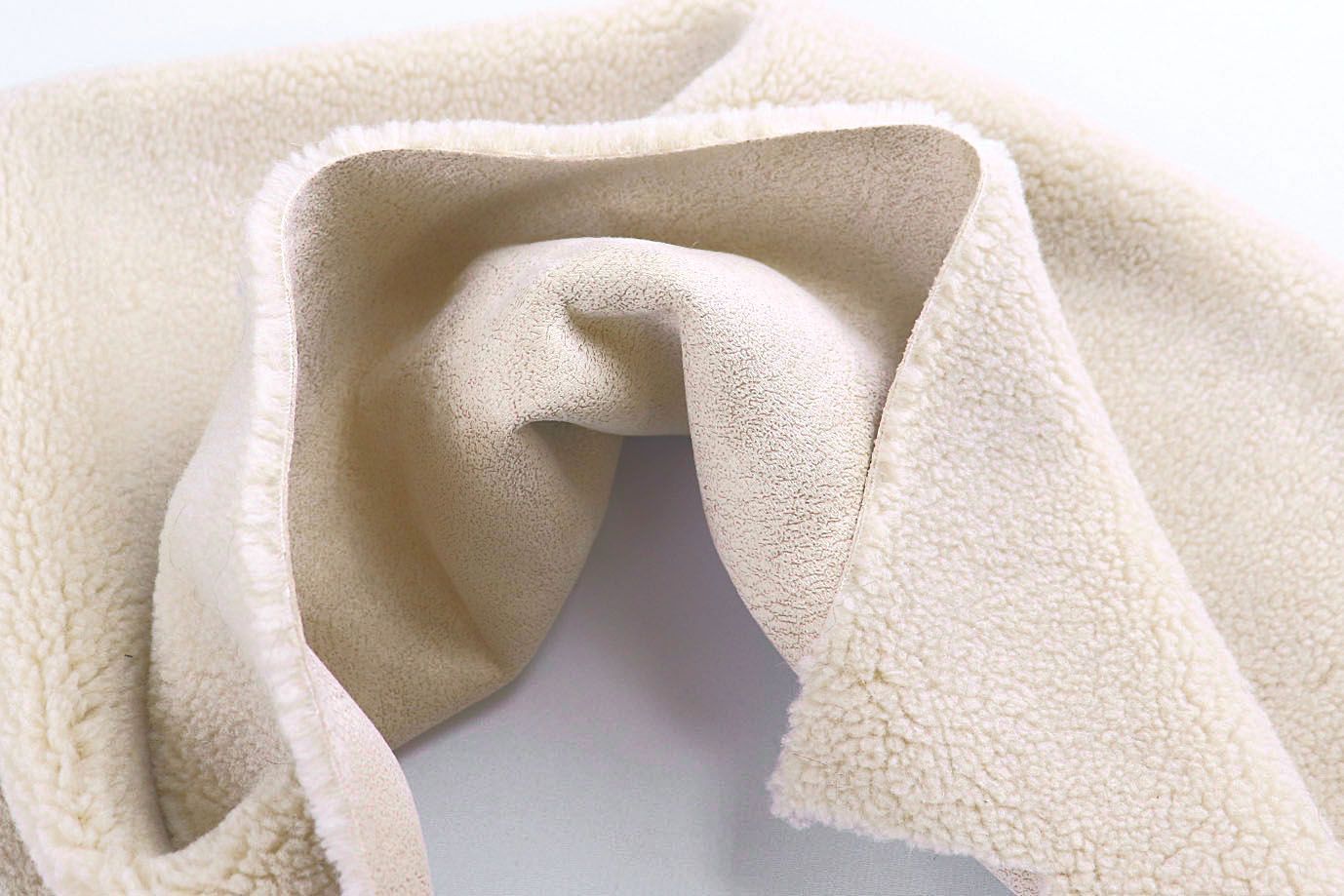 Дубляж мех "Кёрли"/бежевый AP50410Z/D#1003-2302-40L/C#2