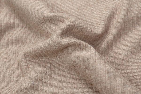 Трикотаж "Рибана"/светло-бежевый 3027-21/C#4