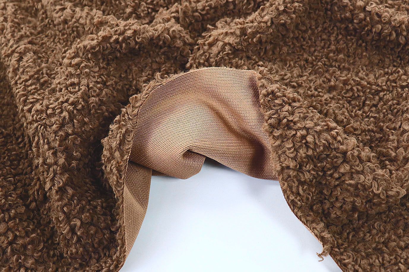 Искусственный мех "Барашек"/терракотовый AP211011098/D#488-0820/C#1