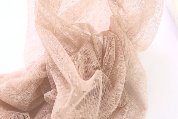 Сетка флок/персиковый 2293-PY/C#1