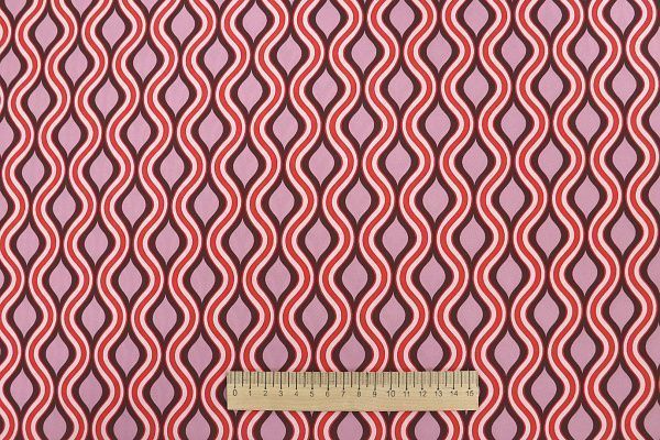 Шелк "Армани" принт/красно-розовый 3542-PY/D#23/C#2 (11362)