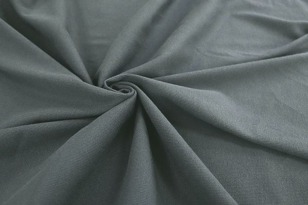 Трикотаж "Рибана"/темно-серый 0231/C#т.серый 19-4010TPX