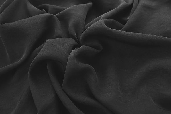 Блузочная ткань стрейч/черный 4158-PY/C#12