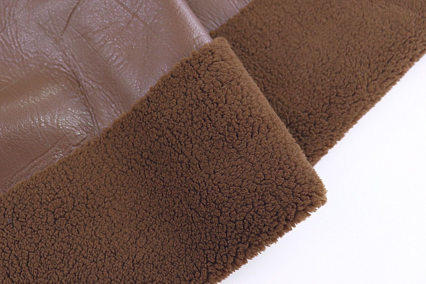 Дубляж мех "Кёрли"/темно-коричневый 3554Z-PY/C#3