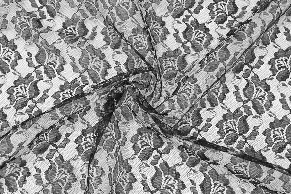 Гипюр/черный гип-01/D#20/C#Black (ярд)