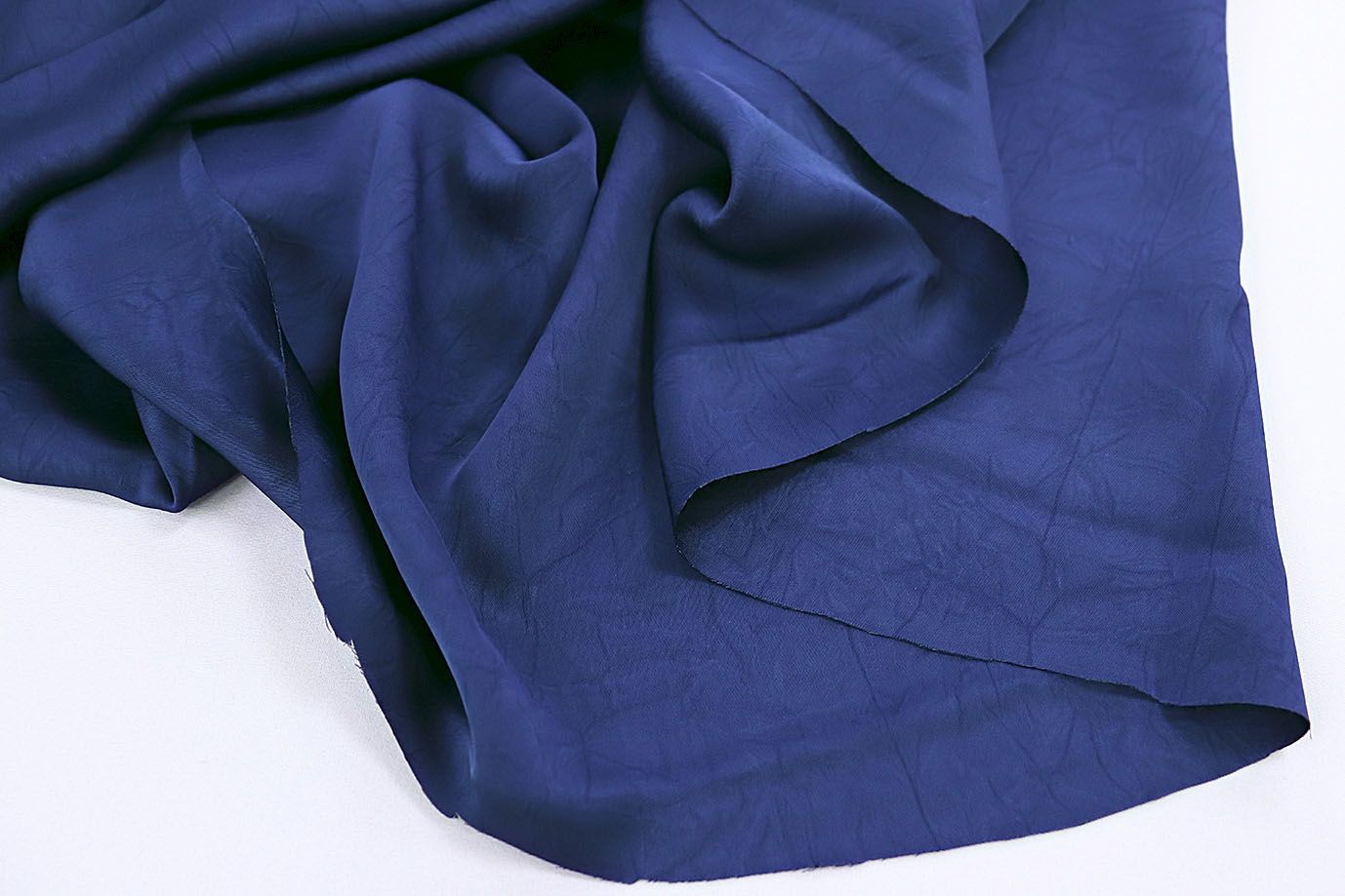 Шелк "Токио" креш/индиго 3798-PY/C#15