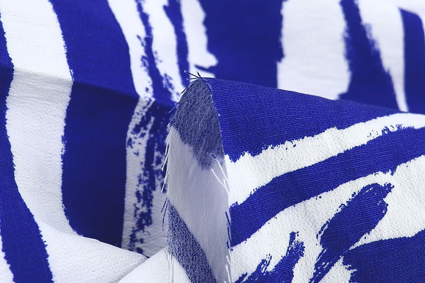 Лен БОХО принт/сине-белый 3786-PY/D#1/C#4