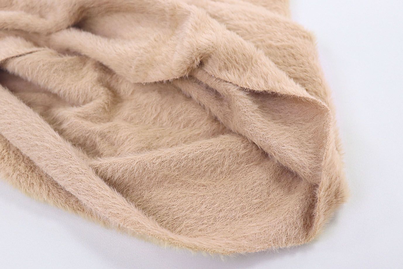 Искусственный мех "Альпака"/светло-коричневый 3547-PY/C#4