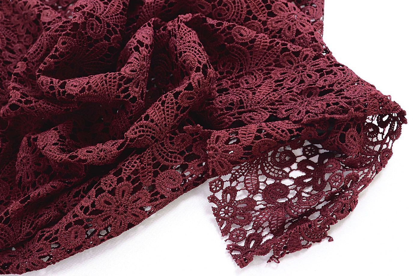Ажур/темно-бордовый 2050/D#1/C#5