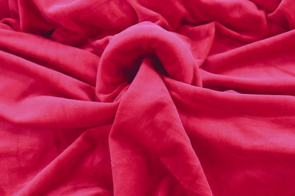 Велюр "Японский"/красный 18189/C#10