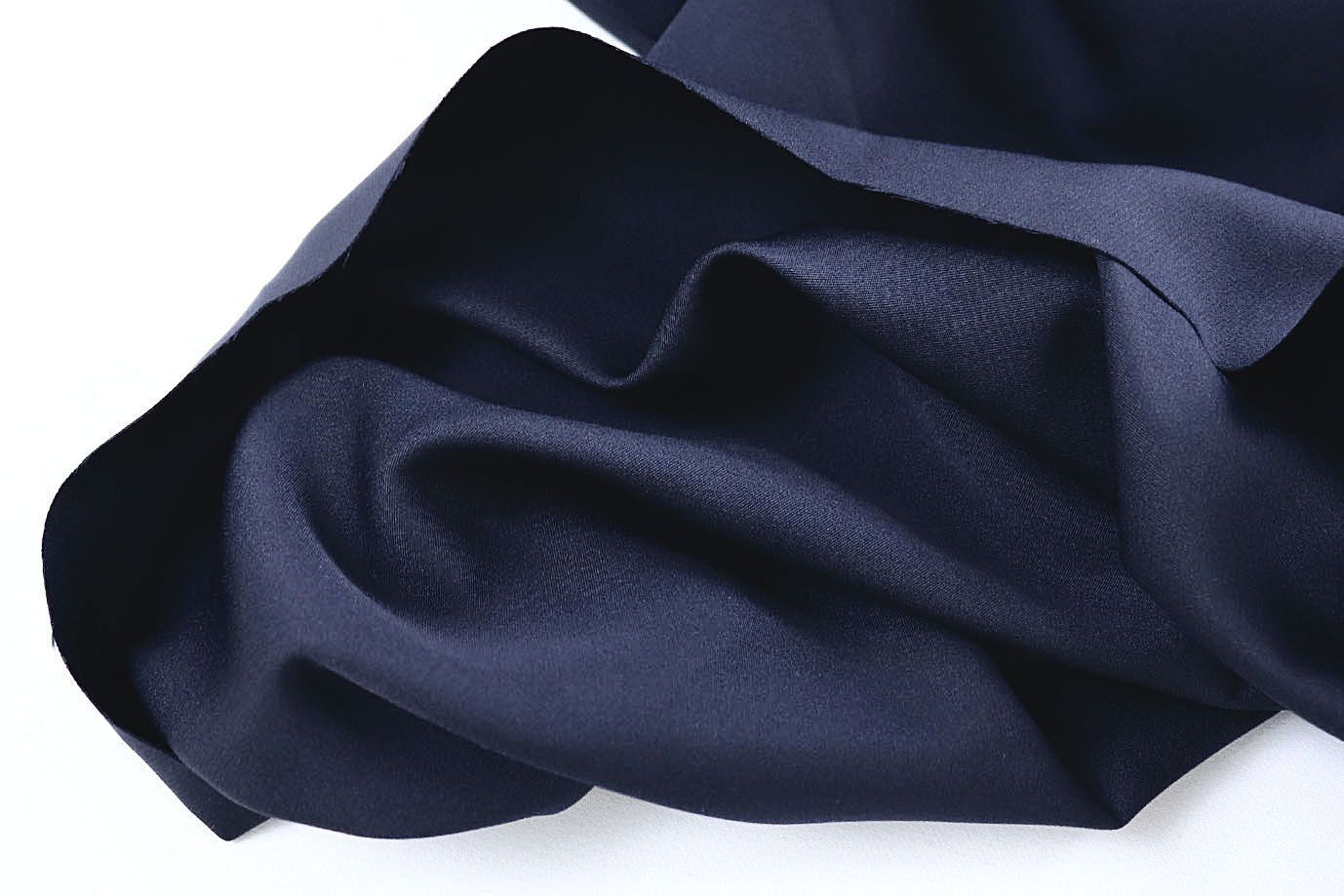 Костюмная ткань "Барби" стрейч/темно-синий 4053-PY/C#4