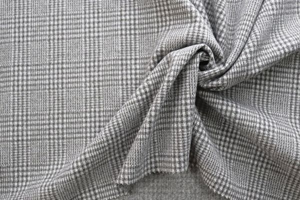 Трикотаж жаккард принт/черно-белый 2815/D#10