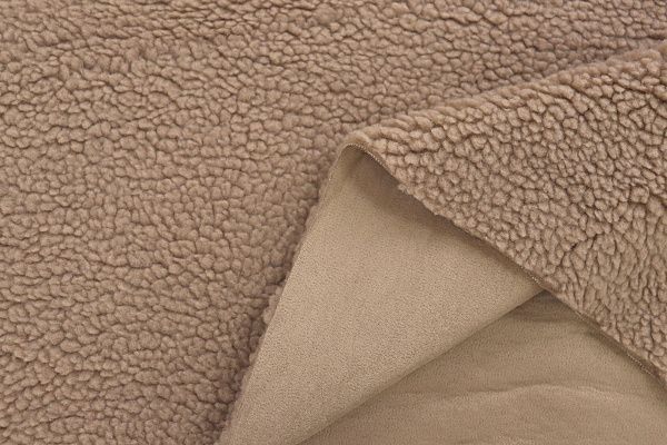 Дубляж мех "Кёрли"/капучино 3555Z-PY/C#2