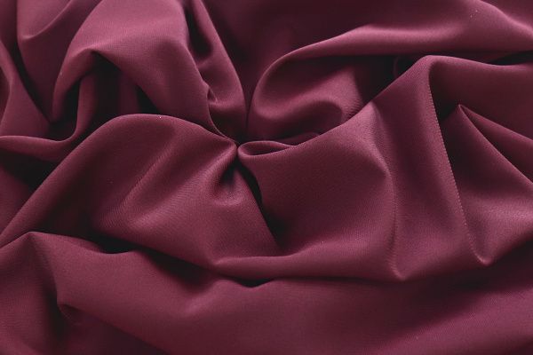 Шифон стрейч/бордовый 17689/C#5