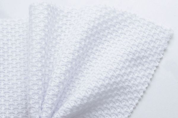 Пальтовый трикотаж "Вязка"/белый 3975-PY/C#1