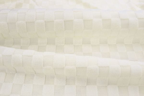 Трикотаж жаккард/молочный 3521-PY/C#1