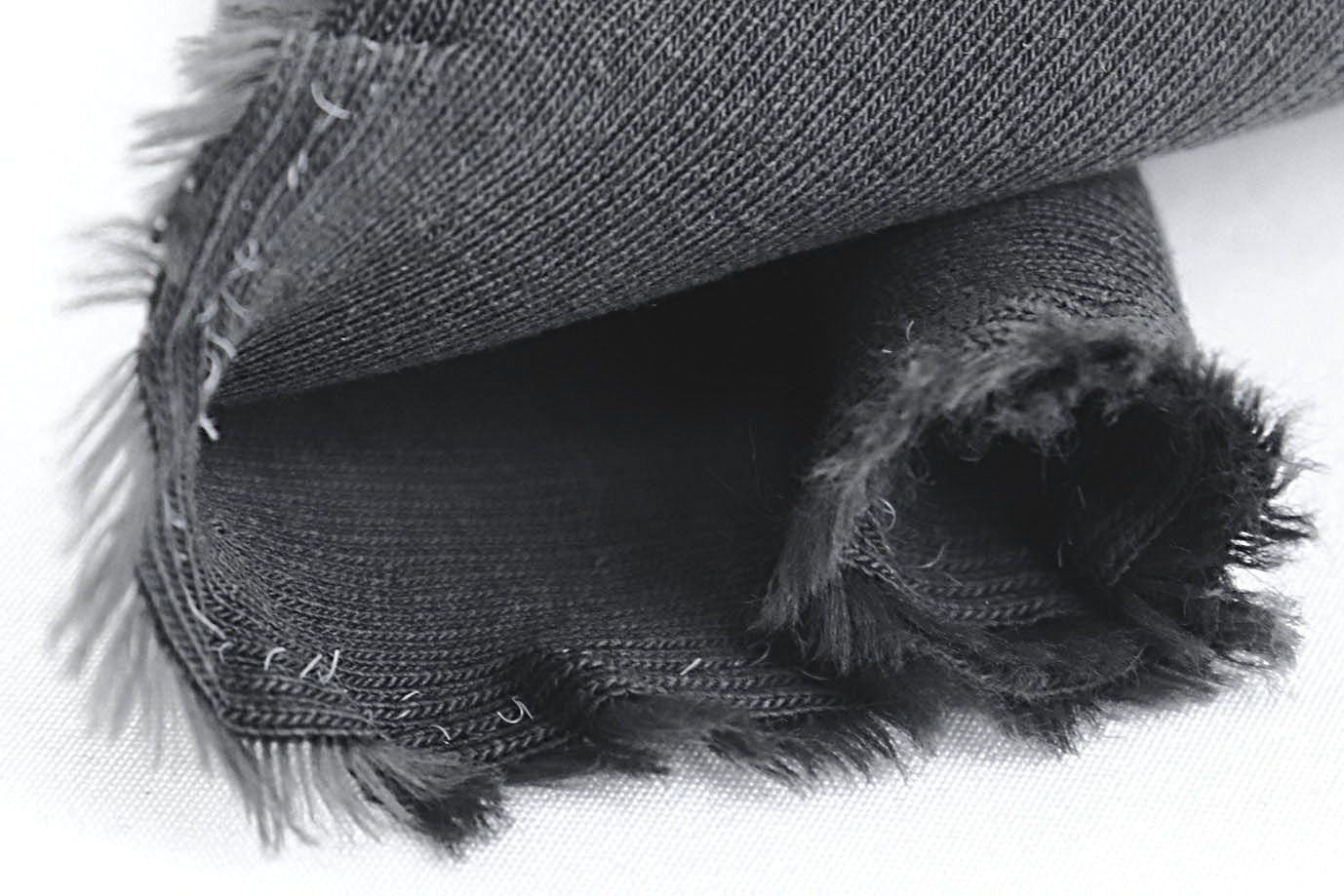 Трикотаж "Рибана"/темно-серый 0250/C#т.серый 19-3803TPX