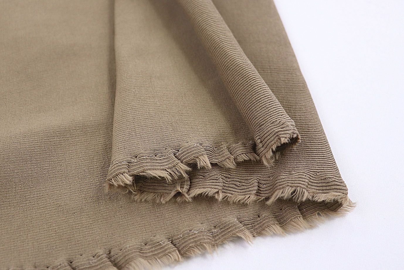 Трикотаж "Рибана"/темно-бежевый 0250/C#т.бежевый 18-1321TPX