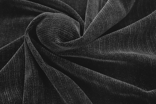 Трикотаж вельвет жаккард/черный 3985-PY/C#3 (12135)