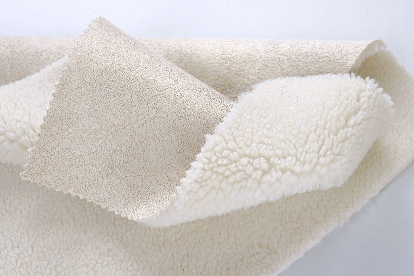 Дубляж мех "Кёрли"/молочный AP5102012Z/D#1003-2302-40L/C#1