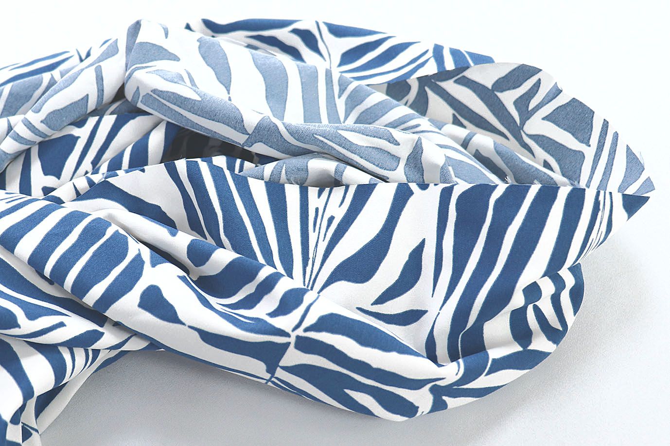 Хлопок "Поплин" принт/сине-белый 3848-PY/D#2/C#1