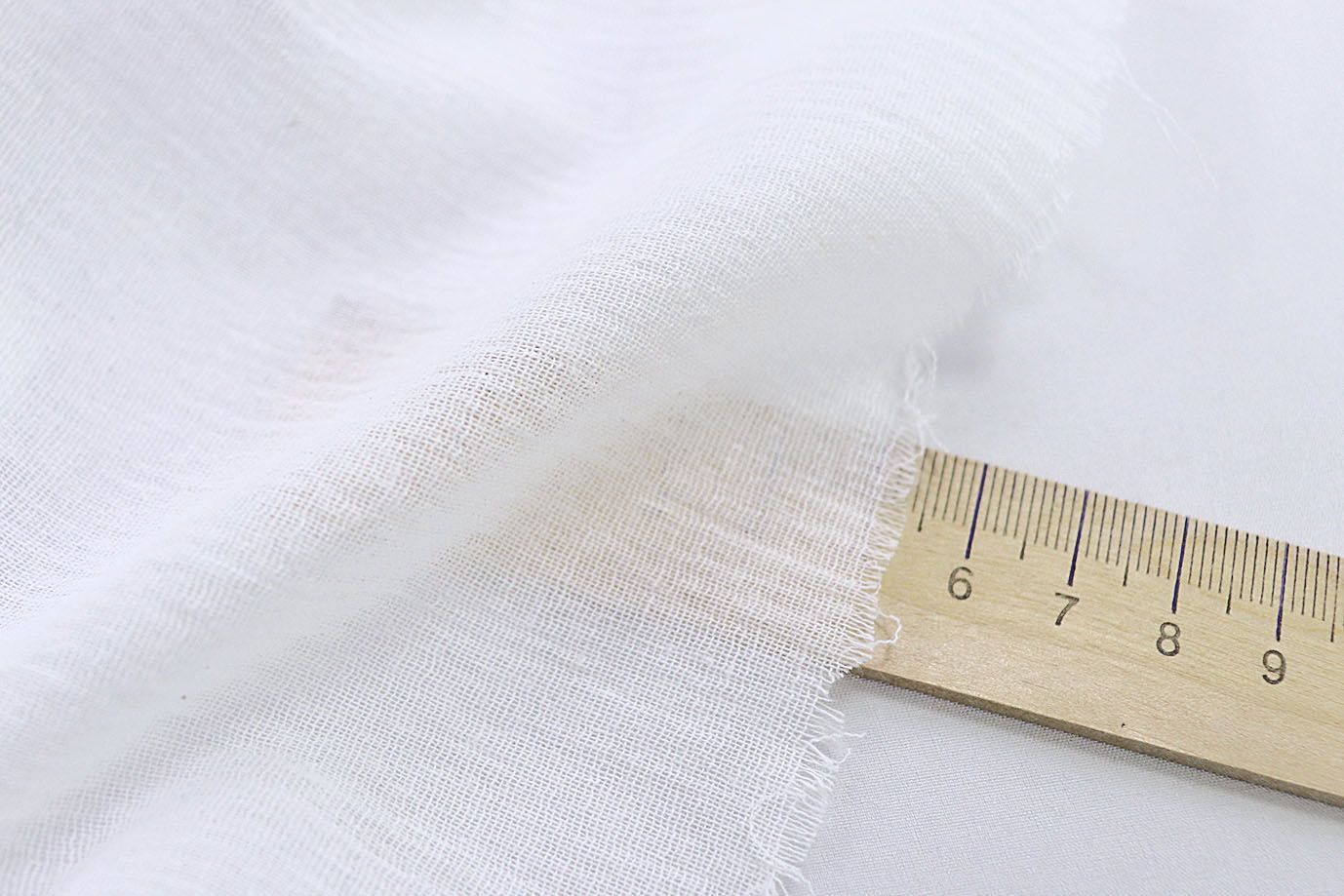 Хлопок жатый марлевка/белый 3622-PY/C#1