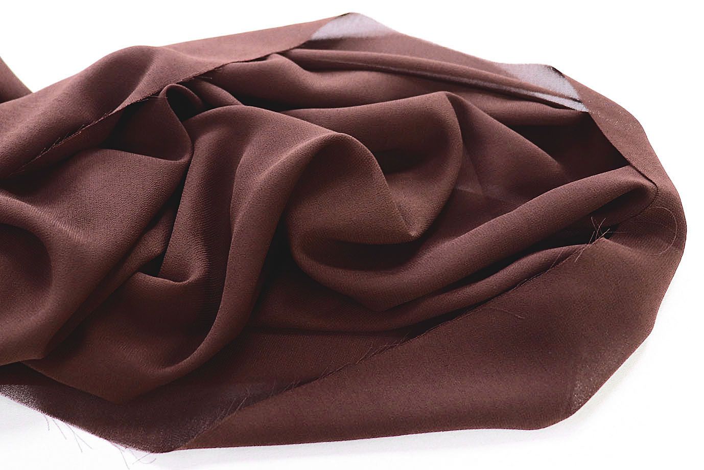 Шифон креп/терракотовый SSR-858/C#2 (DT17411)