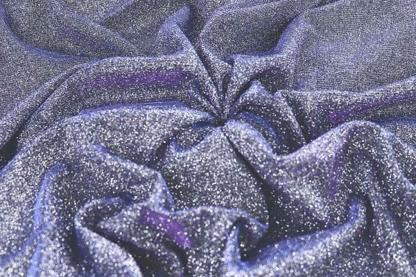 Трикотаж с люрексом на интерлоке/фиолетовый 1327-PY/C#15