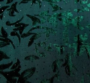 Велюр жаккард стразы однотон 1087-PY/С#1