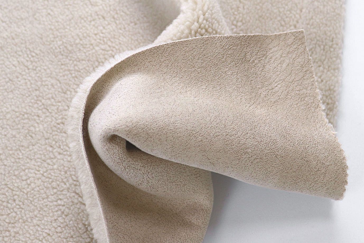 Дубляж мех "Кёрли"/бежевый AP5102012Z/D#1003-2302-40L/C#2