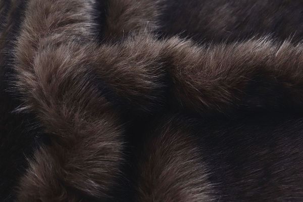 Искусственный мех «Соболь» простриженный/темно-коричневый 1097-А937С239/C#т.коричневый